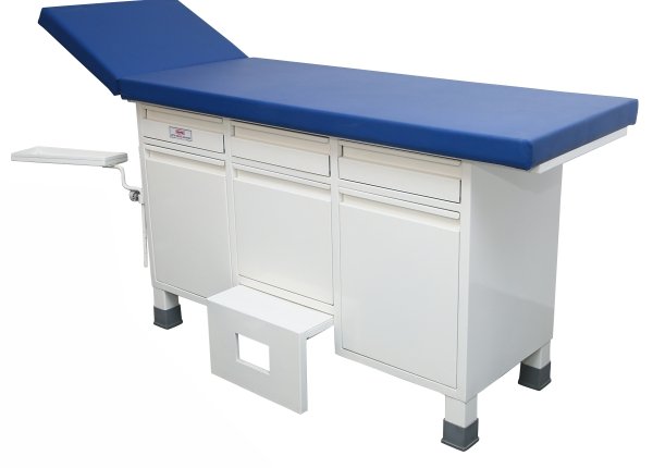 EXAMINATION COUCH (with Drawers &amp; Cabinet)